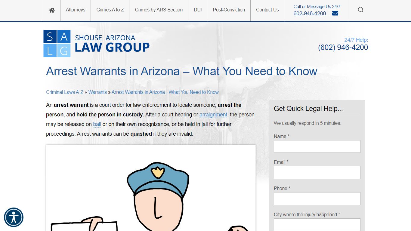 Arrest Warrants in Arizona - What You Need to Know - Shouse Law Group